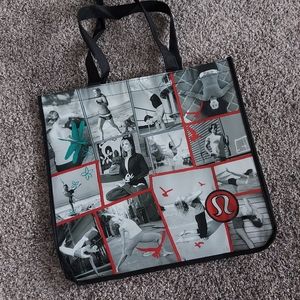 Lululemon shopping tote bag. French Quotes. BNWOT